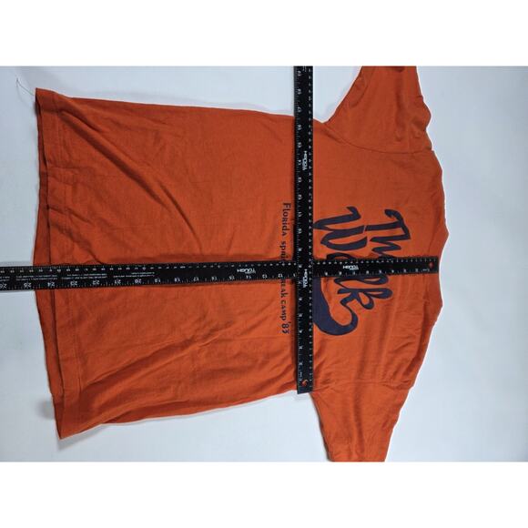 Florida Spring Break Camp 1983 Shirt Orange Medium Lake Aurora - Picture 3 of 4